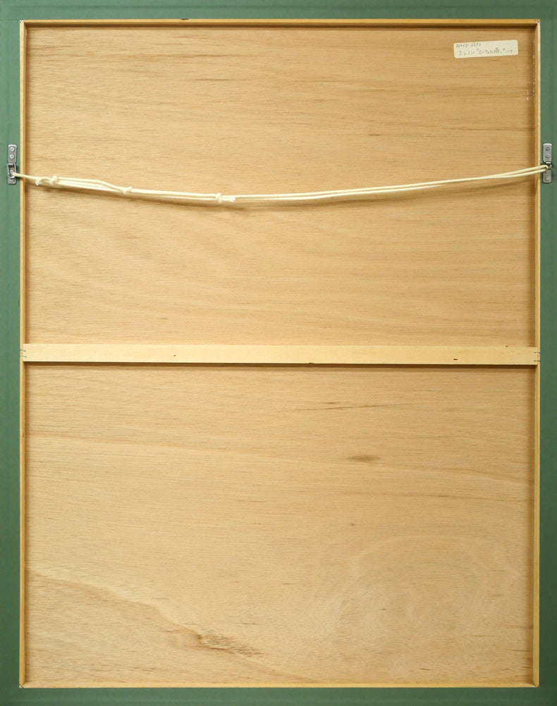 ジョン・レノン(John LENNON)「エッフェル塔(オノ・ヨーコと合作)」リトグラフ 額縁裏側画像