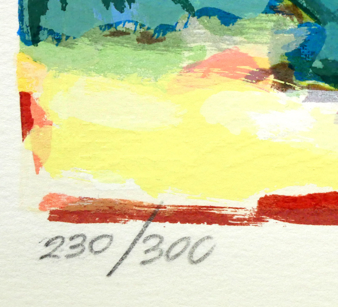 インガー ジャービー(Inger Jirby)「Sunset」リトグラフ 限定番号(ed,230/300)