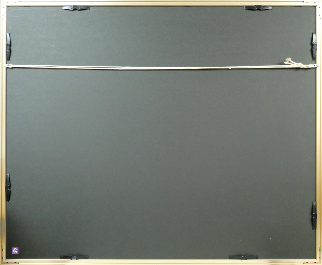 インガー ジャービー(Inger Jirby)「Sunset」リトグラフ 額縁裏側画像