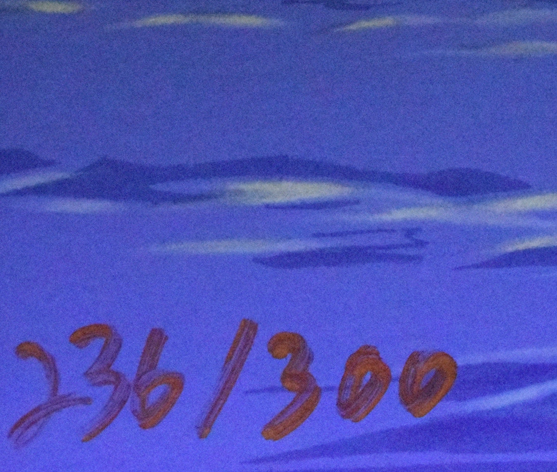 ジョウ ナイトウ「オーロラ・ドリーム」シルクスクリーン版画 限定番号(ed,236/300)