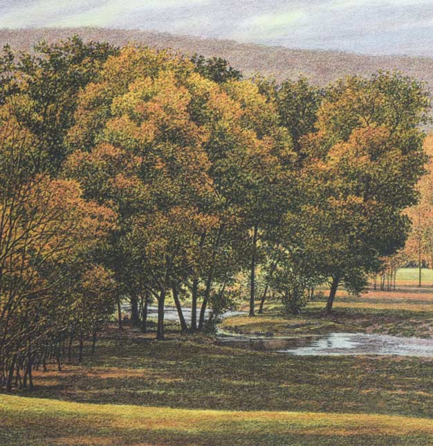 カール ホフナー(Carl Hoffner)「バリー ストリーム」ジクレー版画 拡大画像1