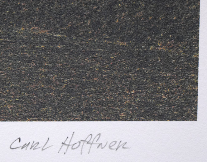 カール・ホフナー「Long　wood　gardens」ジクレー版画　本人直筆鉛筆サイン