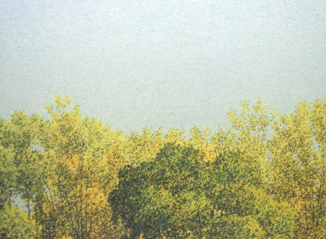 カール・ホフナー「Long　wood　gardens」ジクレー版画　拡大画像1