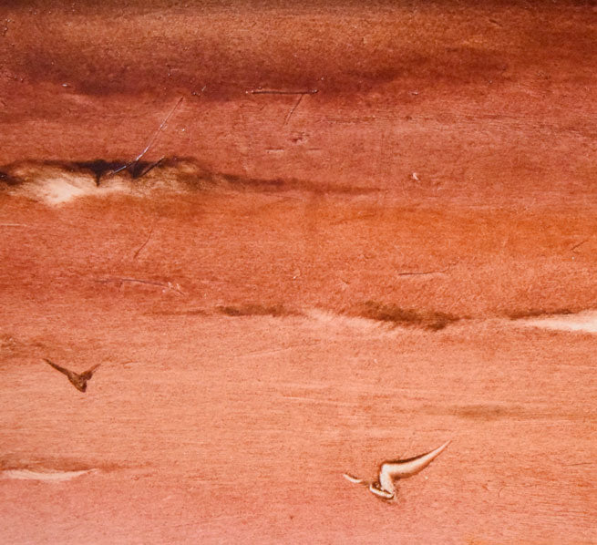 角浩「望郷(ドンキホーテ)」油絵・SM 拡大画像1