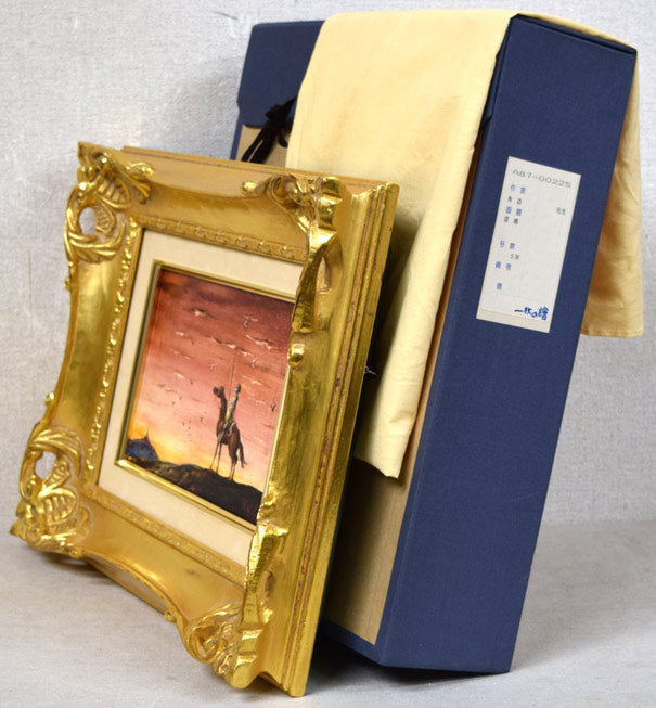 角浩「望郷(ドンキホーテ)」油絵・SM 付属品画像