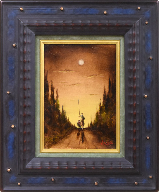 角浩「月光(ドンキホーテ)」油絵・SM