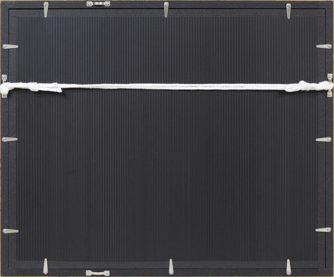 カミーユ コロー(Camille Corot)「風景画」エッチング(銅版画) 額縁裏側画像