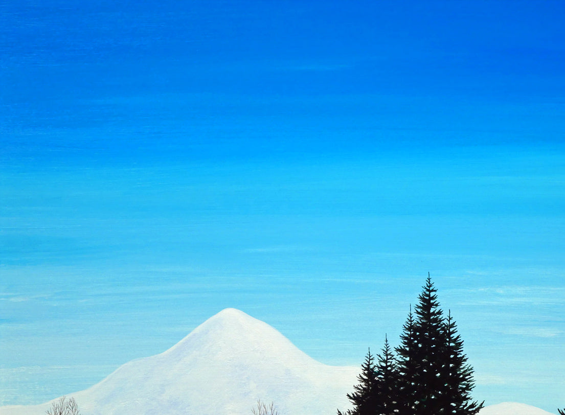 金井英明「しゃんしゃら荷馬車らくちんだ」肉筆アクリル画1点物・20号 拡大画像1