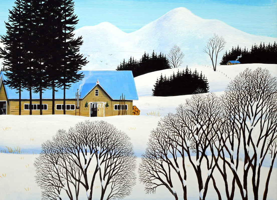 金井英明「しゃんしゃら荷馬車らくちんだ」肉筆アクリル画1点物・20号 拡大画像4