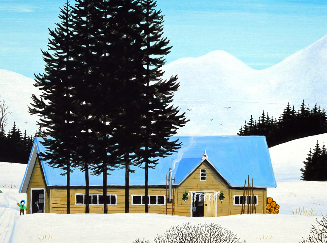 金井英明「しゃんしゃら荷馬車らくちんだ」肉筆アクリル画1点物・20号 拡大画像6