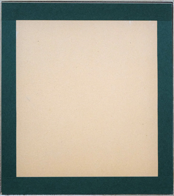 金子誠治「チロルの教会(ヨーロッパ冬の旅展)」水彩画 作品裏側画像