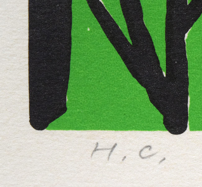 片岡球子「青富士」リトグラフ 限定番号(H.C.=作家保存版)拡大画像