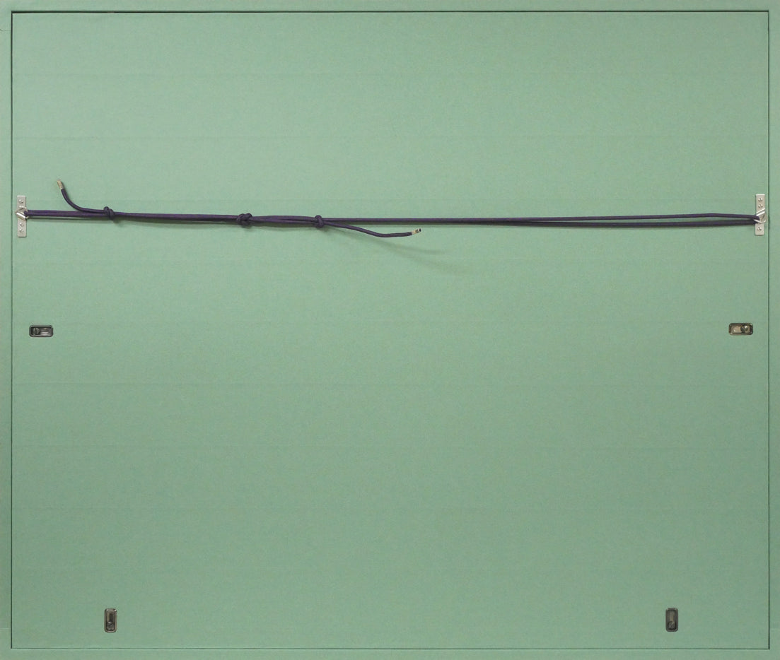 片岡球子「めで多き富士(生前最後の監修作品)」リトグラフ 額縁裏側画像