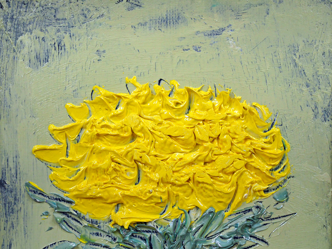 片山弘明「薔薇」油絵・F0号 拡大画像1