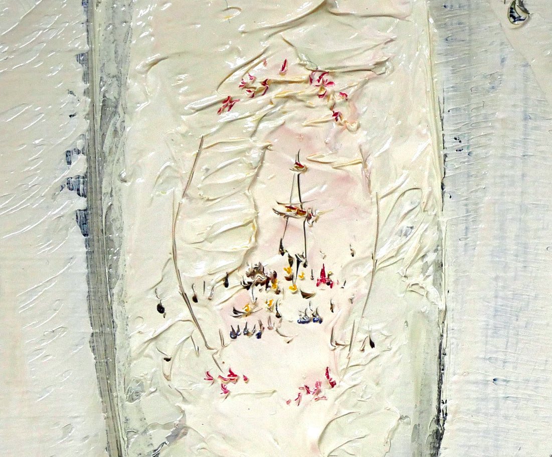 片山弘明「高山ハマナス」油絵・SM 拡大画像6