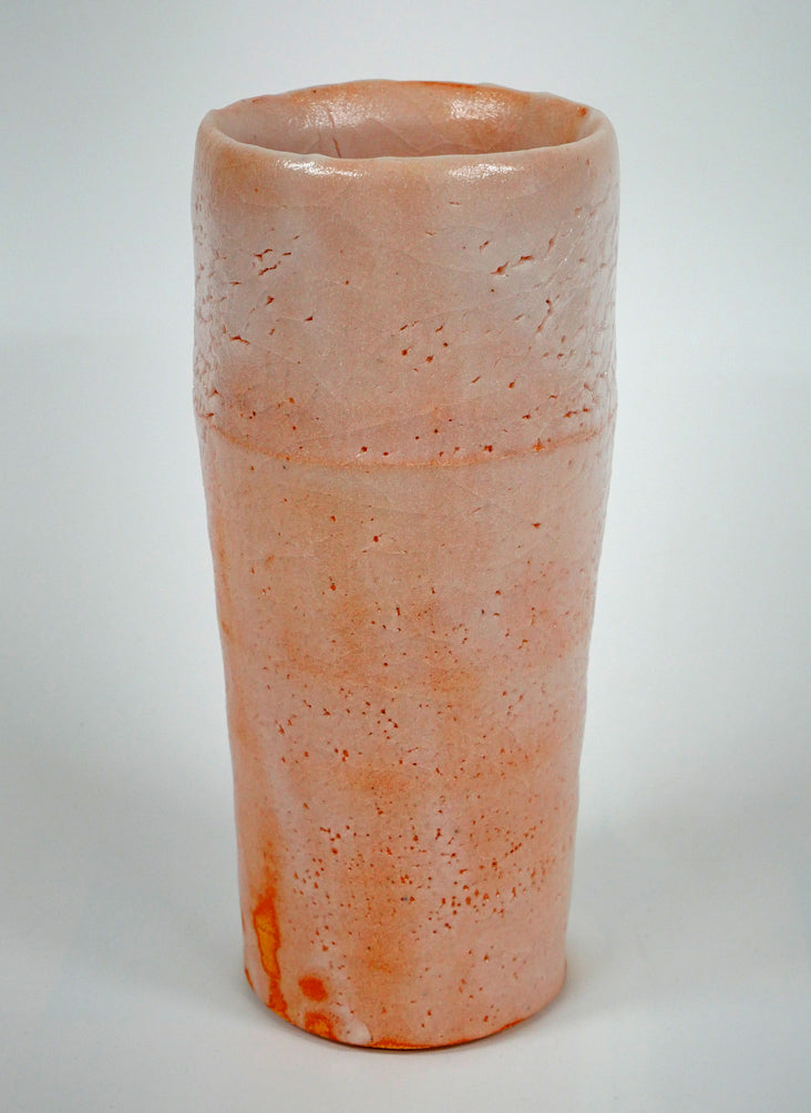 加藤孝造「志野花入(平柴谷)」共箱