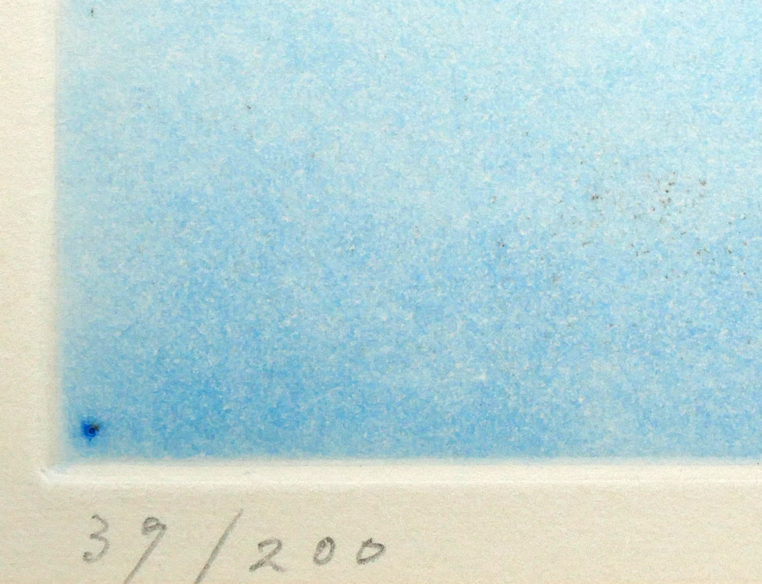 加藤清美「生命の花」銅版画 限定番号(ed,39/200)