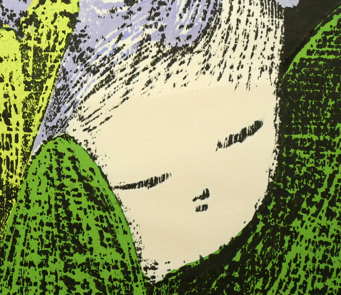 河野薫「花(C)LITTLE FLORA」木版画 拡大画像2