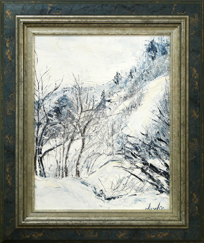 川瀬明子「幾星霜」油絵・F6号