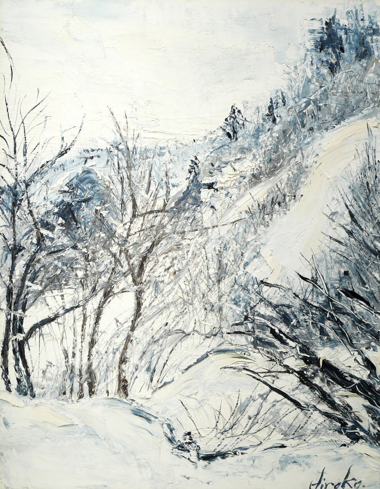 川瀬明子「幾星霜」油絵・F6号 作品全体画像