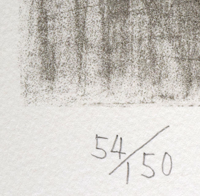 風間完「すきや橋(数寄屋橋)」リトグラフ 限定番号(ed,54/150)拡大画像