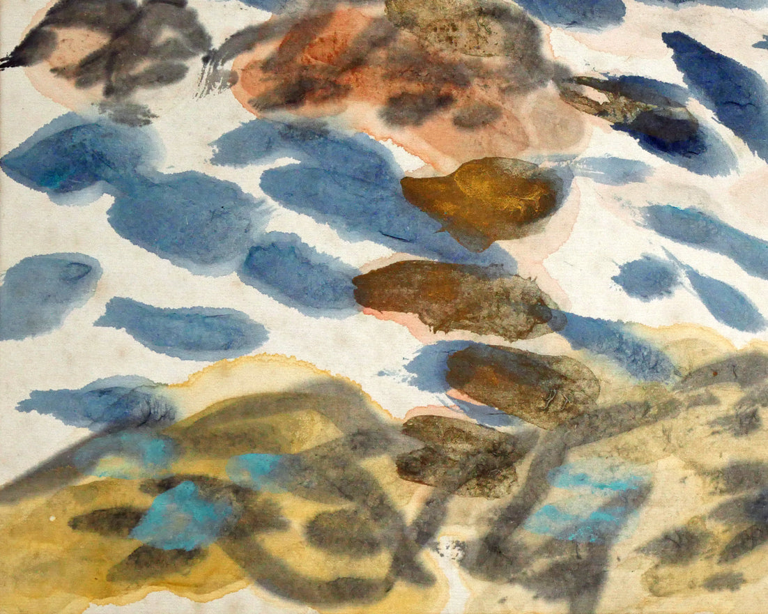 木田金次郎「日の出の羊蹄山」肉筆彩色画・5号 拡大画像3