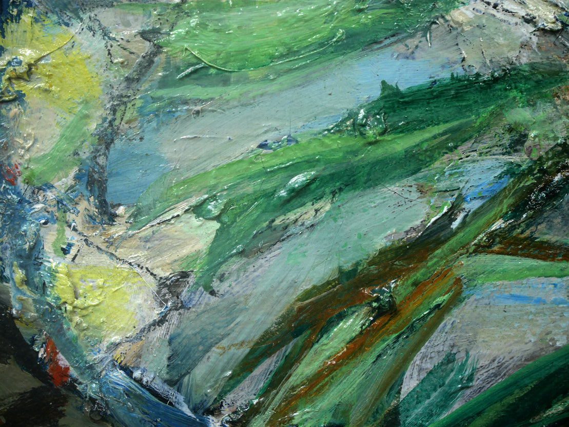 木田金次郎「水仙」油絵・F4号 拡大画像3