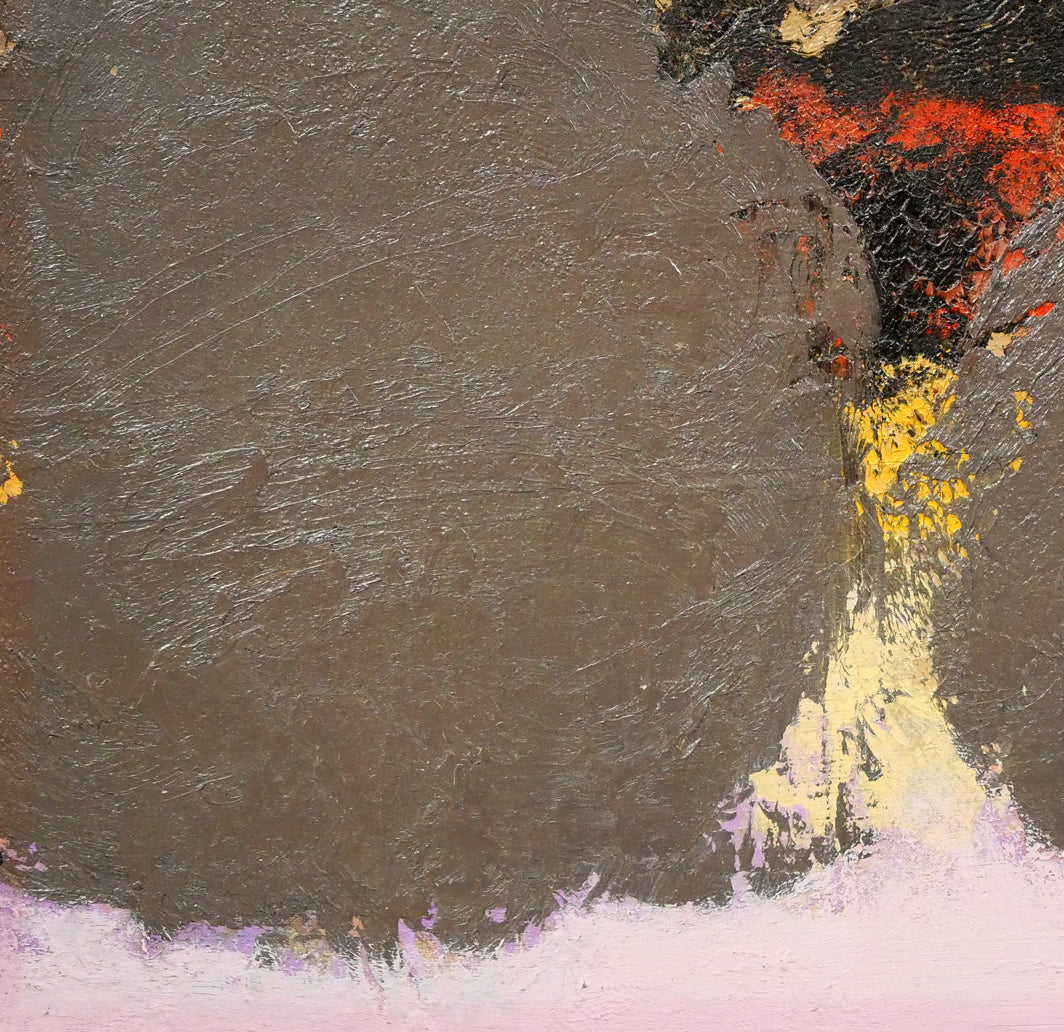 菊地又男「抽象作品」油絵・8号 拡大画像3