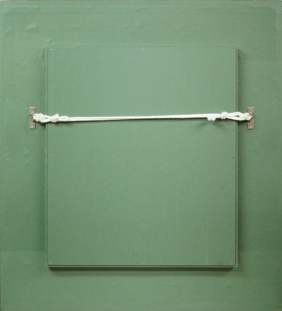 木村捷司「ダマスコ門(イスラエル)【画集掲載作品】」油絵・F8号 額縁裏側画像