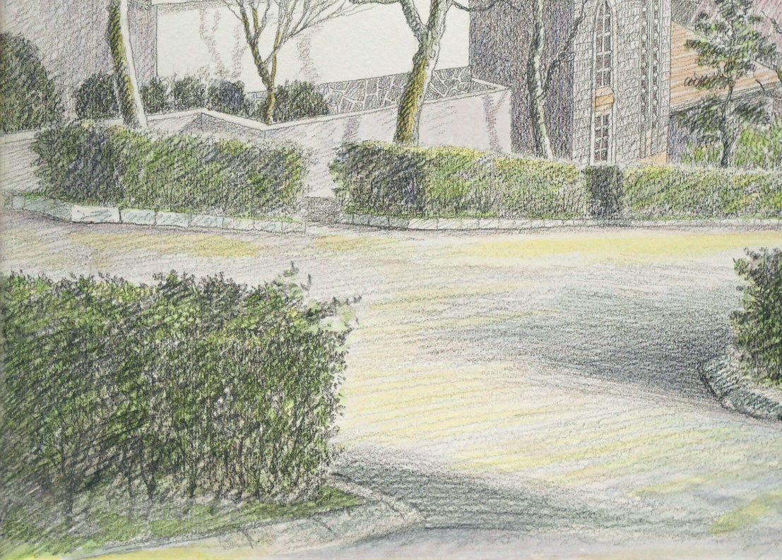 木村訓丈「春のきざし」パステル画・6号 拡大画像3