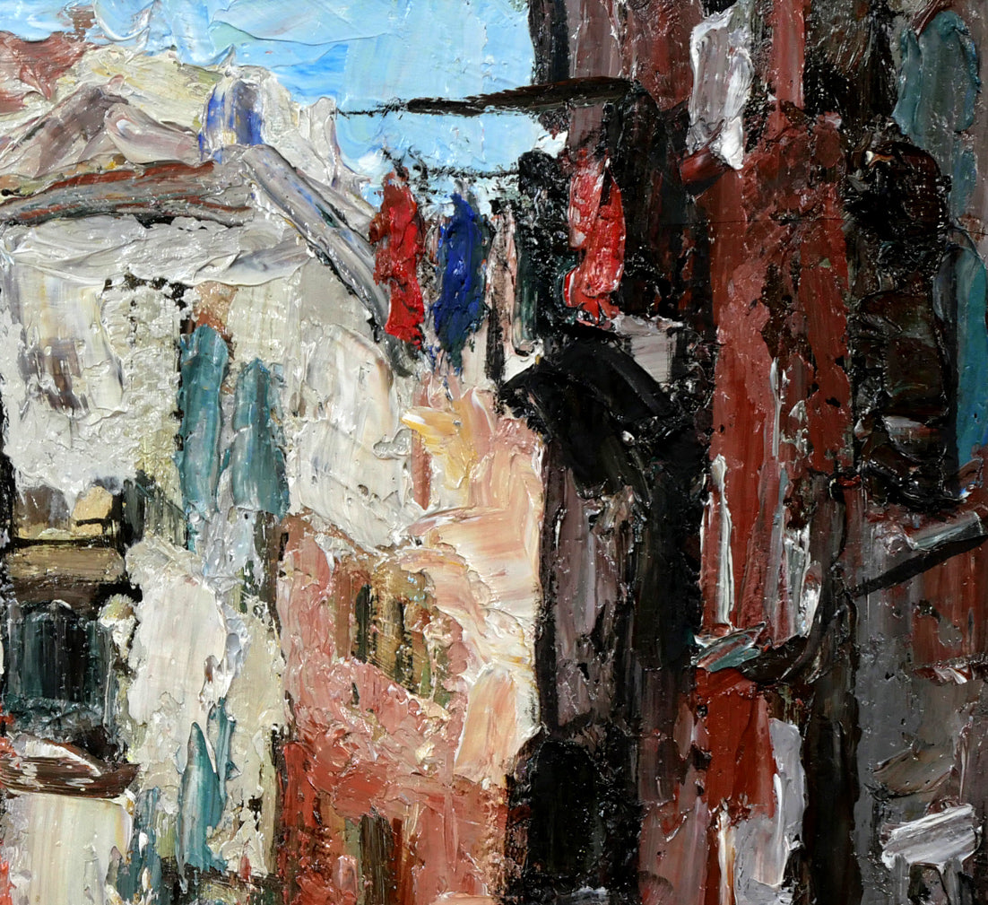 木村捷司「ヴェネツィアの橋(イタリア)」油絵・P10号 拡大画像3