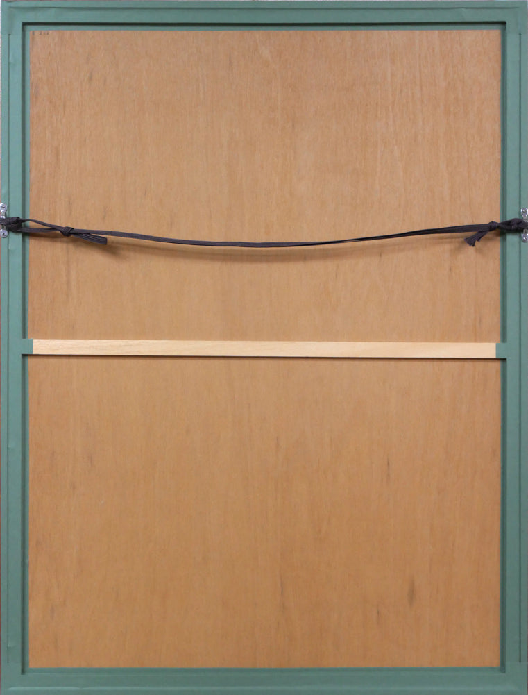 木内克「裸婦」リトグラフ 額縁裏側画像