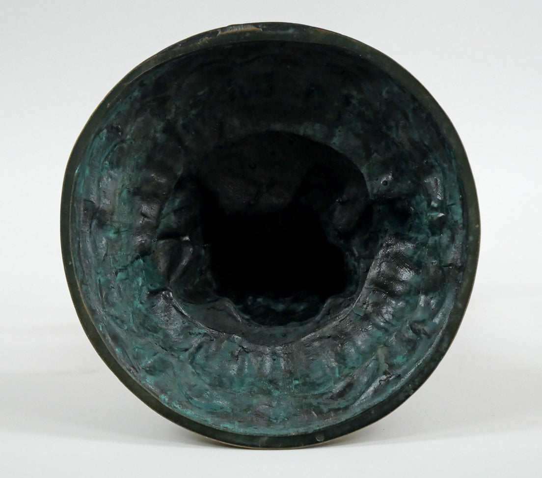 北村西望「聖観世音菩薩」ブロンズ作品・共箱 作品裏側画像