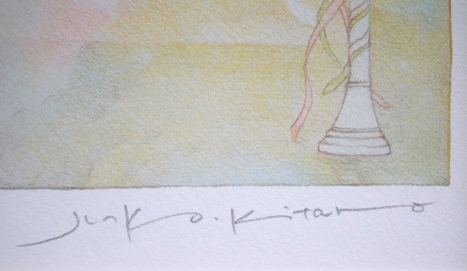 きたのじゅんこ「Angel’s Heart」版画 本人直筆鉛筆サイン