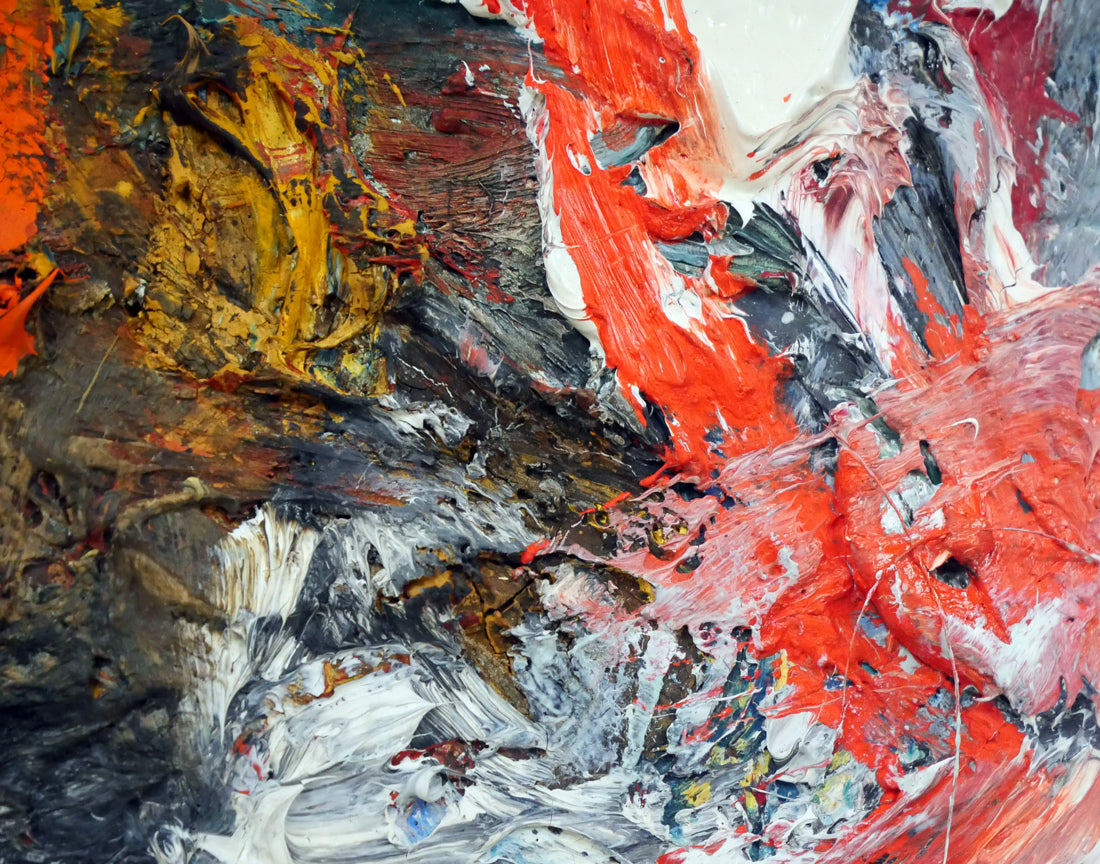 小泉清「波(海)」油絵・P10号 拡大画像6