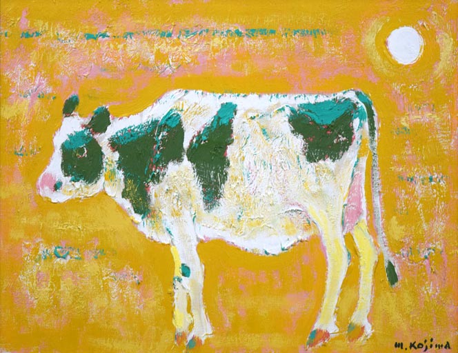 小島真佐吉「秋」油絵・F6号 作品全体画像