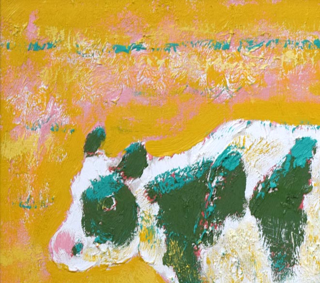 小島真佐吉「秋」油絵・F6号 拡大画像2