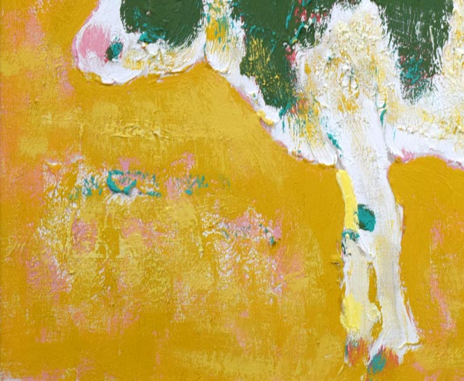 小島真佐吉「秋」油絵・F6号 拡大画像6