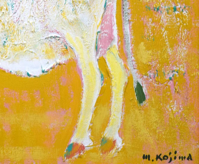 小島真佐吉「秋」油絵・F6号 拡大画像7