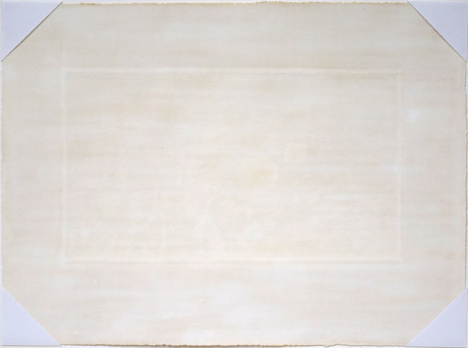 駒井哲郎「芽生え」アクアチント・ビュラン(銅版画) 作品シート裏側画像