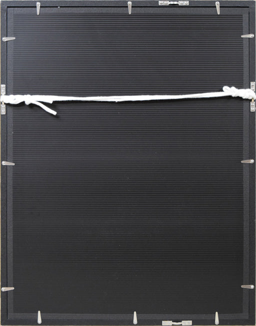 駒井哲郎「二樹」エッチング(銅版画) 額縁裏側画像