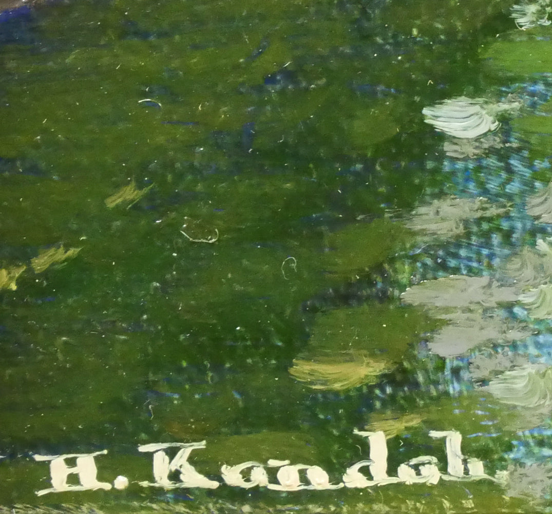 近藤博史「道庁」油絵・F8号 サイン拡大画像