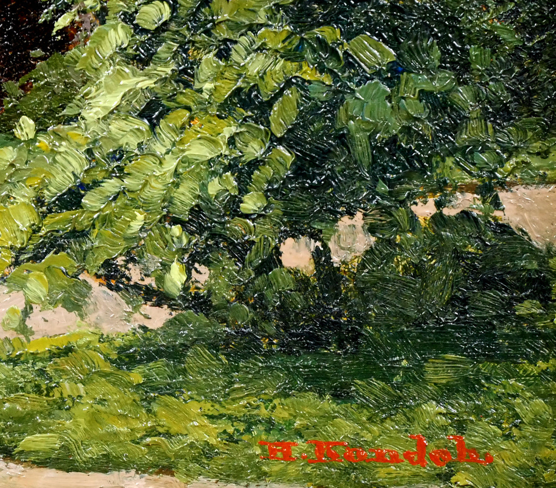 近藤博史「道庁」油絵・SM サイン拡大画像