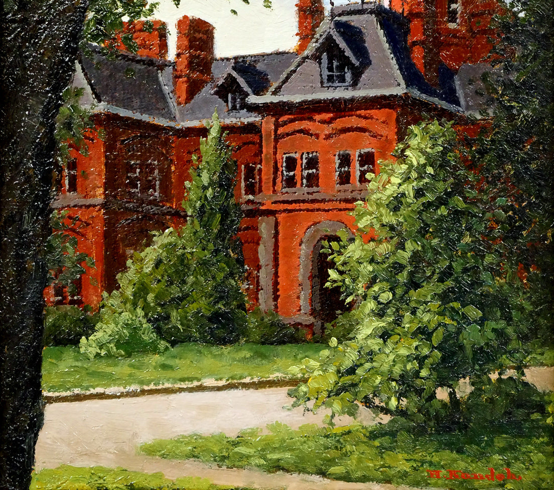 近藤博史「道庁」油絵・SM 拡大画像2