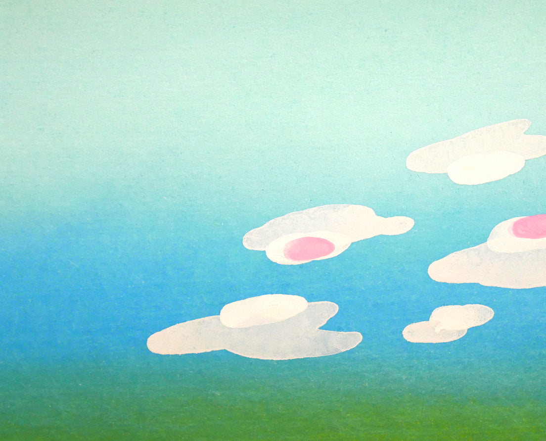 近藤直樹「風景画」水彩画 拡大画像1