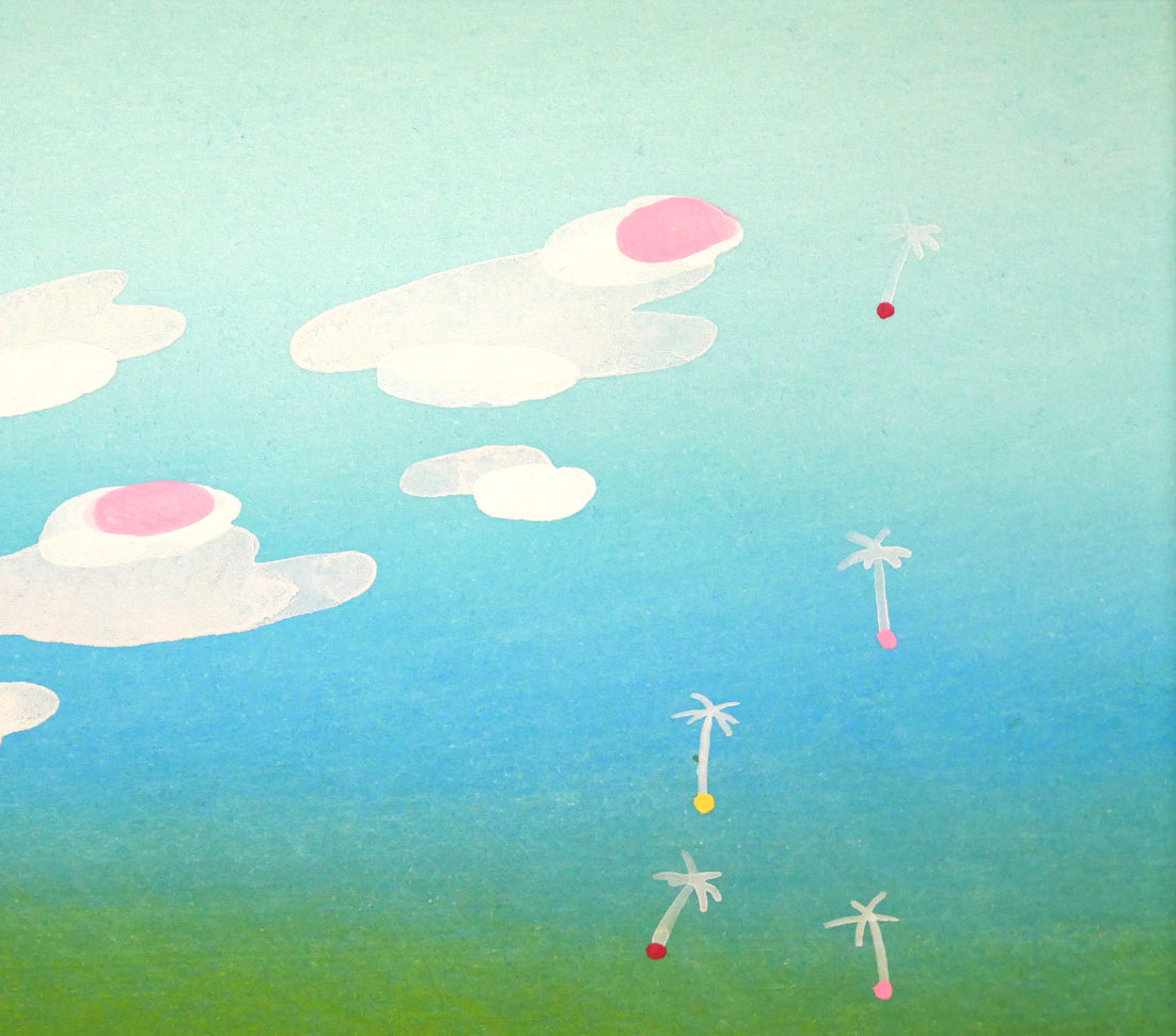 近藤直樹「風景画」水彩画 拡大画像2