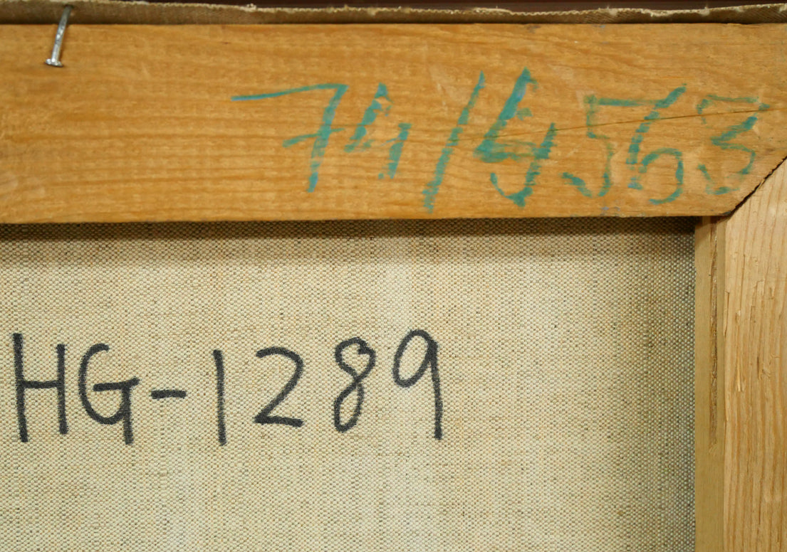 ベラ コントゥリー(Bela KONTULY)「イディーレ」油絵・30号 裏書き拡大画像