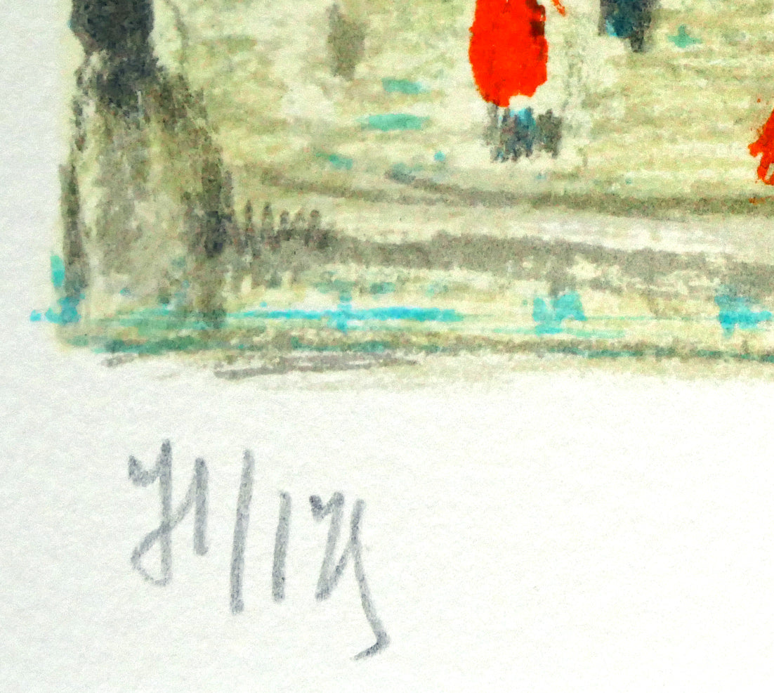 アンドレ コタボ(Andre COTTAVOZ)「ノートルダム大聖堂(パリ)」リトグラフ 限定番号(ed,71/125)