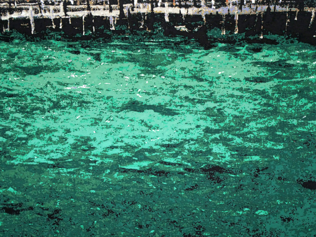 熊谷善正「ベネチア(イタリア)」シルクスクリーン版画 拡大画像4