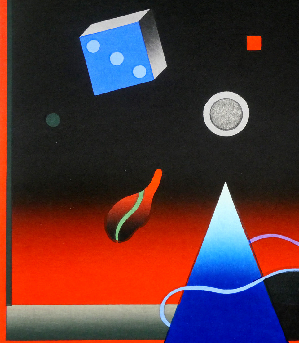 黒崎彰「Melancholy B」木版画 拡大画像2